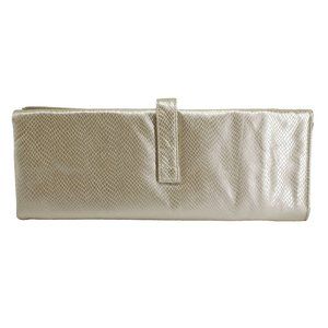 Lysbeth NWT Pebble Beach Travel Fold-Up Jewelry Organizer Faux Suede Ivory